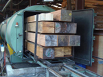 Autoclave de tratamiento de madera en Maderas Angel Suárez S.L.